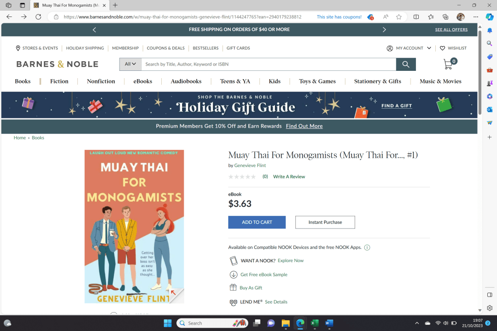 “Muay Thai” Hits Barnes &&nbsp;Noble!